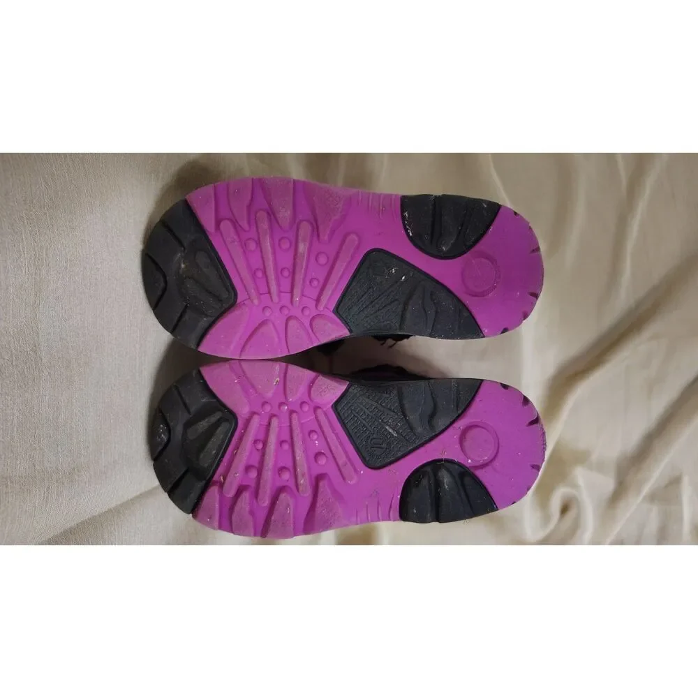 Kamik Girls Size‎ 10 Purple and Black Snow Boots